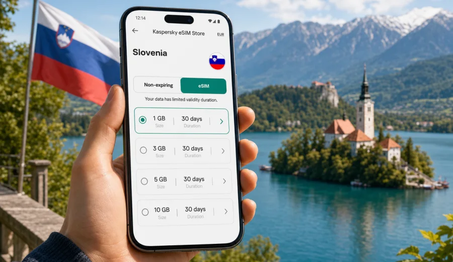 eSIM Slovenia: mobile internet for your trip