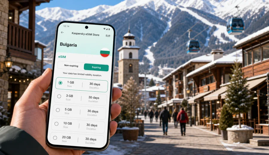 Bansko eSIM: Mobile Internet for Bulgaria