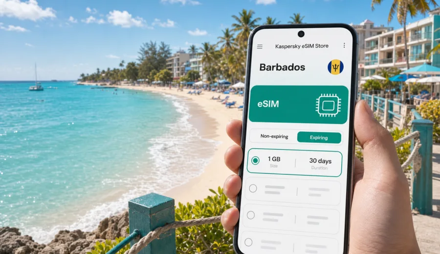 Rockley eSIM: mobile internet in Barbados