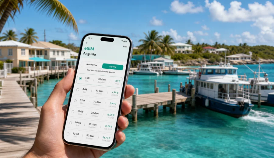 Blowing Point eSIM: Internet Guide for Anguilla