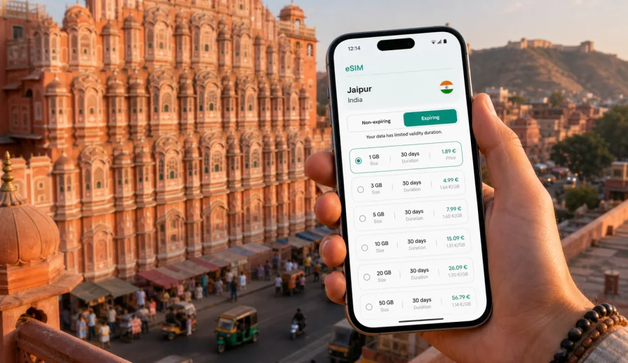 Jaipur eSIM Guide for Mobile Internet