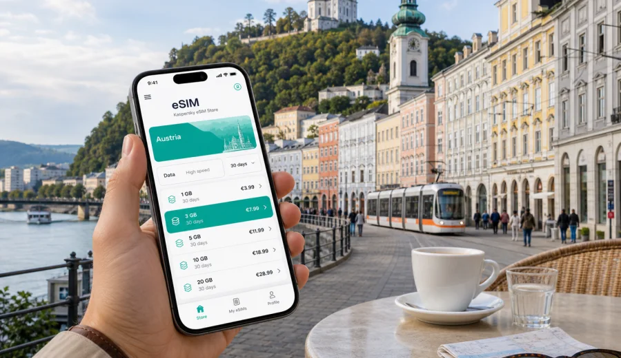 Linz eSIM for Mobile Internet in Austria
