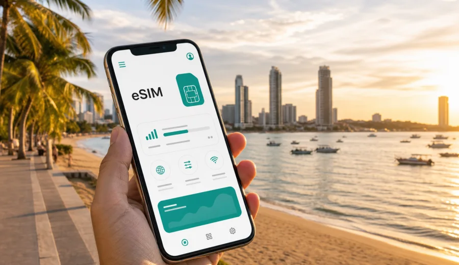 Pattaya eSIM: mobile internet for your trip