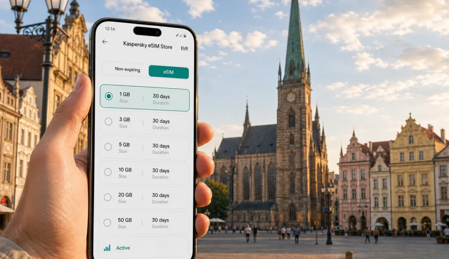 Plzen eSIM for Mobile Internet