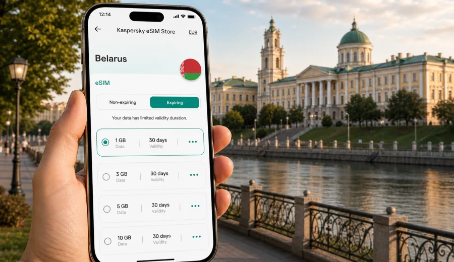 Gomel eSIM: mobile internet for city travel