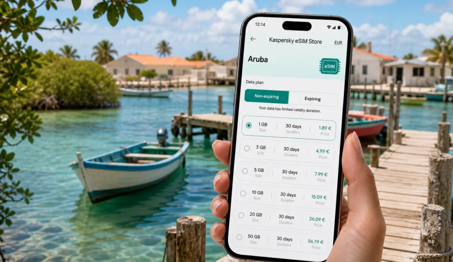 Savaneta eSIM for Aruba Travel Internet