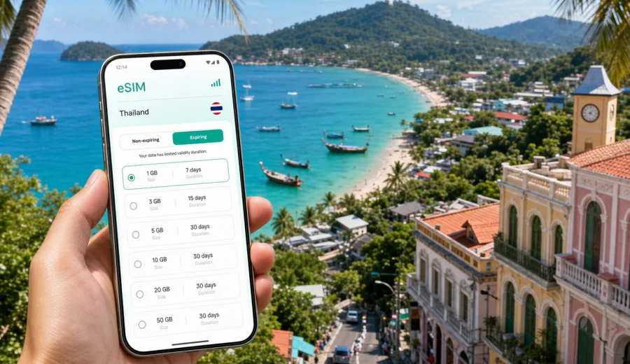 Phuket eSIM: Mobile Internet for Travel