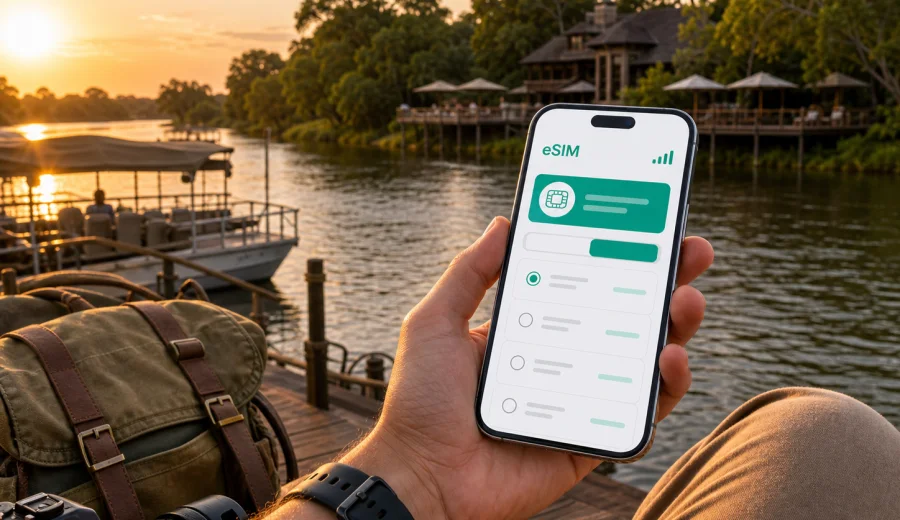 Kasane eSIM for mobile internet in Botswana