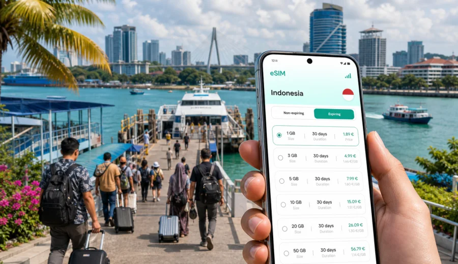Batam eSIM for mobile internet
