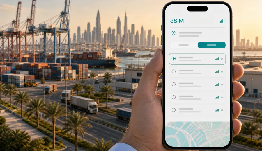 Jebel Ali eSIM for Mobile Internet