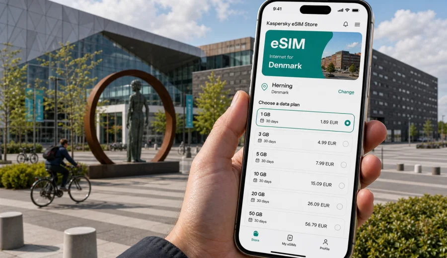 Herning eSIM Guide for Mobile Internet