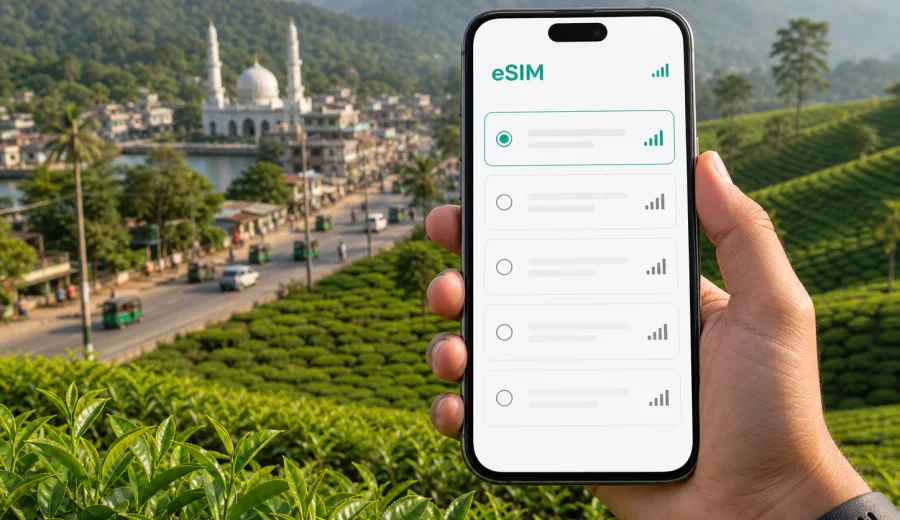 Sylhet eSIM: mobile connection and internet