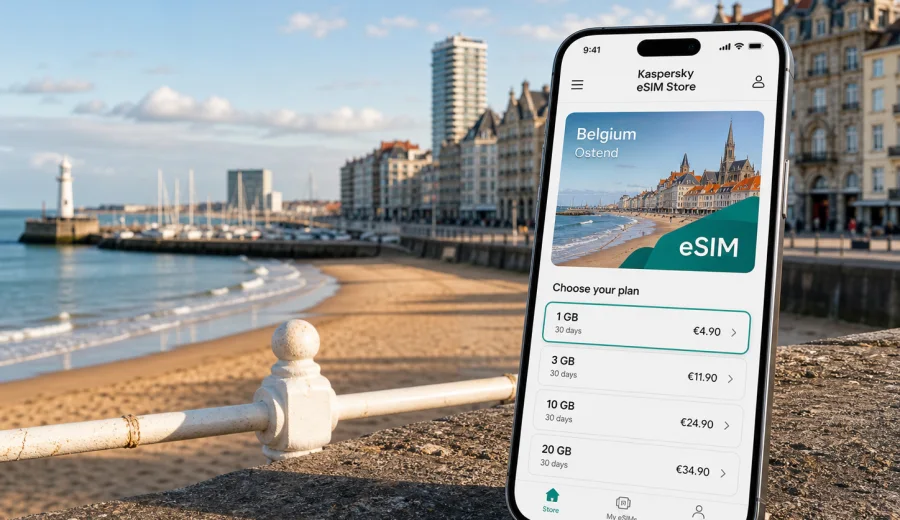 Ostend eSIM: Mobile Internet for Belgium Travel