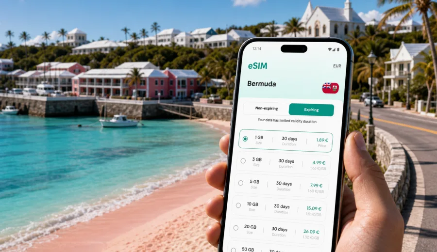 Tucker's Town eSIM for Bermuda Travel
