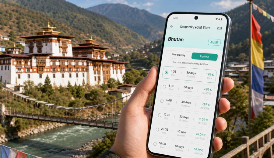 Wangdue Phodrang eSIM for City Travel