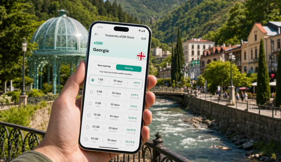 Borjomi eSIM: Mobile Internet for Your Trip