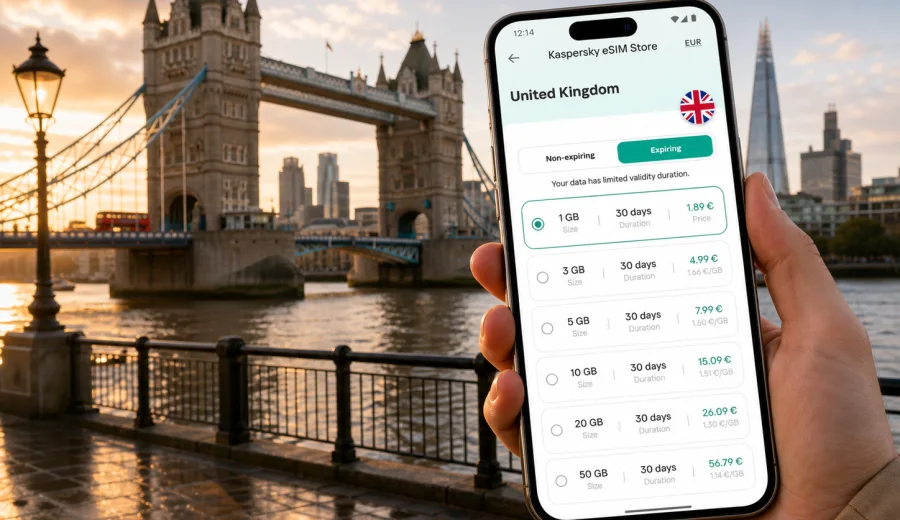 London eSIM: mobile internet for your trip