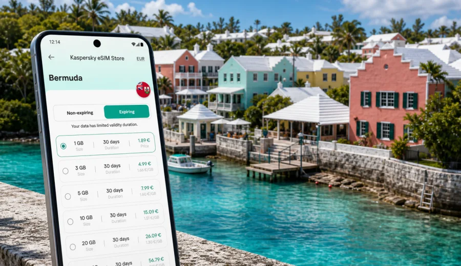 Somerset Village eSIM for Bermuda travel