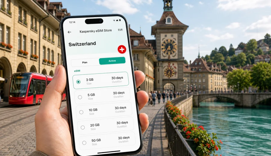 Bern eSIM for Mobile Internet in Switzerland
