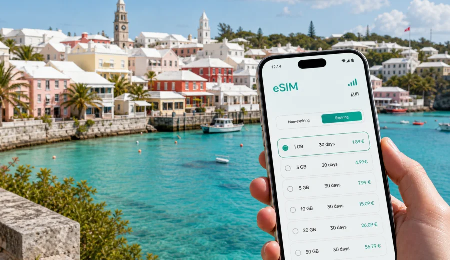 St George's eSIM for Bermuda Travel