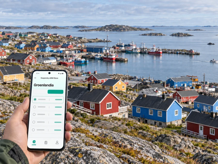 eSIM para Aasiaat: conexión e internet en Groenlandia