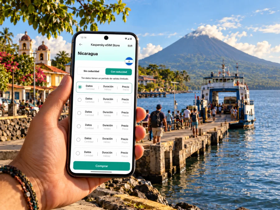 eSIM en Moyogalpa: internet móvil en Ometepe