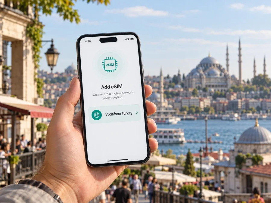 Vodafone Turkey eSIM en Turquía: requisitos y activación