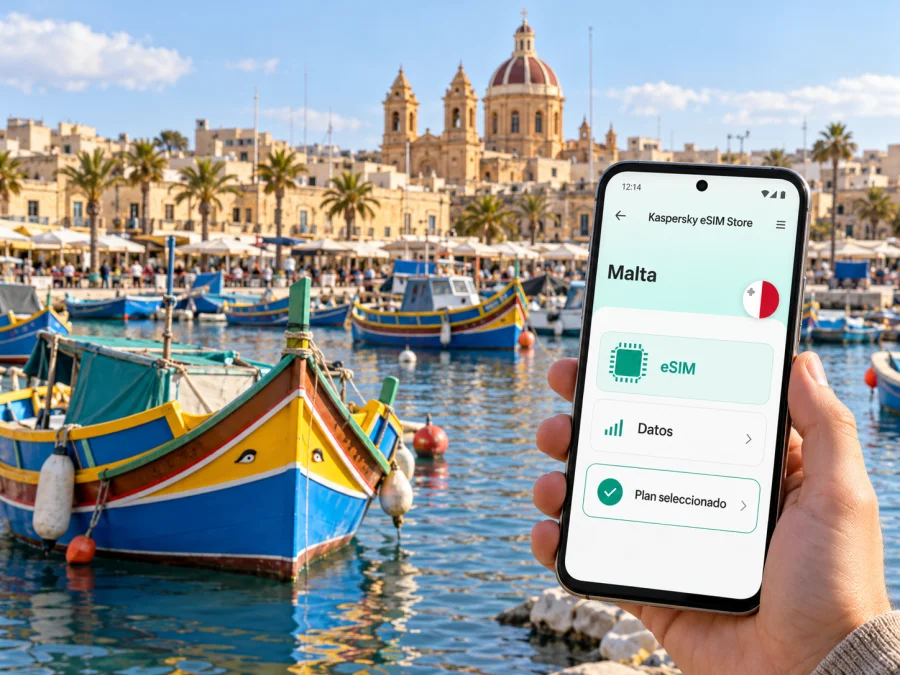 eSIM para Marsaxlokk: internet móvil en Malta