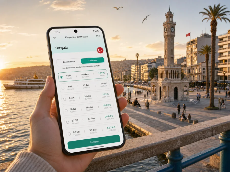 eSIM en Esmirna: internet móvil para viajar