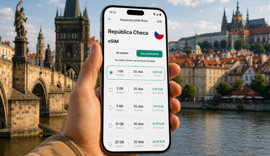 eSIM para República Checa: internet móvil