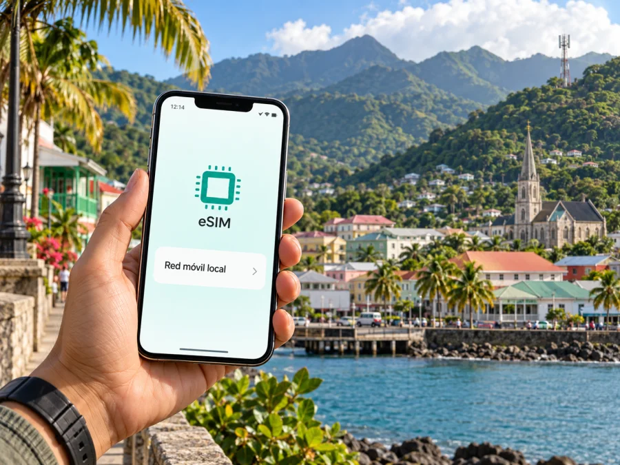 Digicel eSIM en Dominica: guía para viajeros