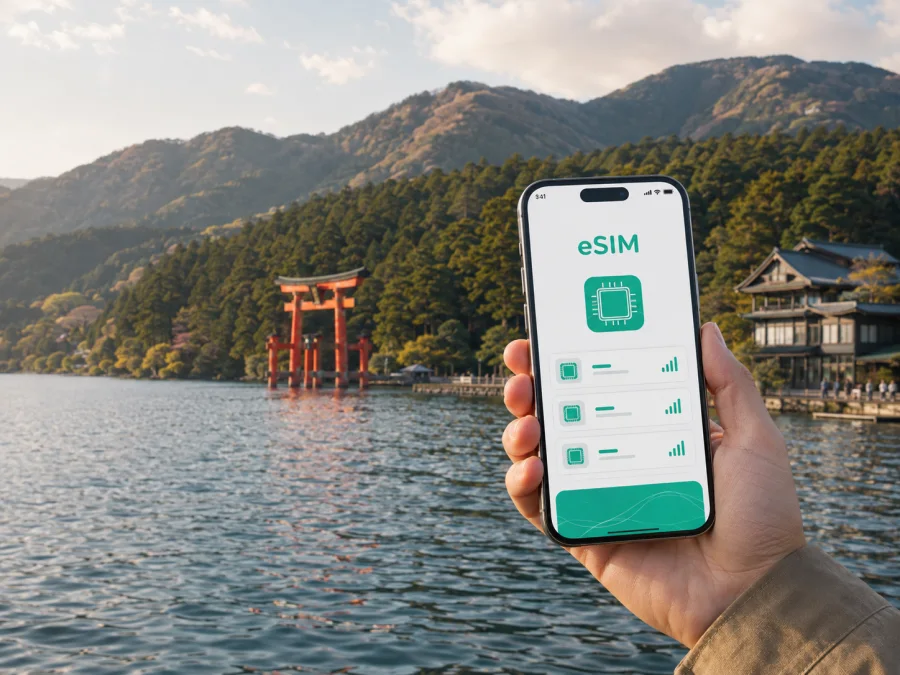 eSIM para Hakone: internet móvil en Japón