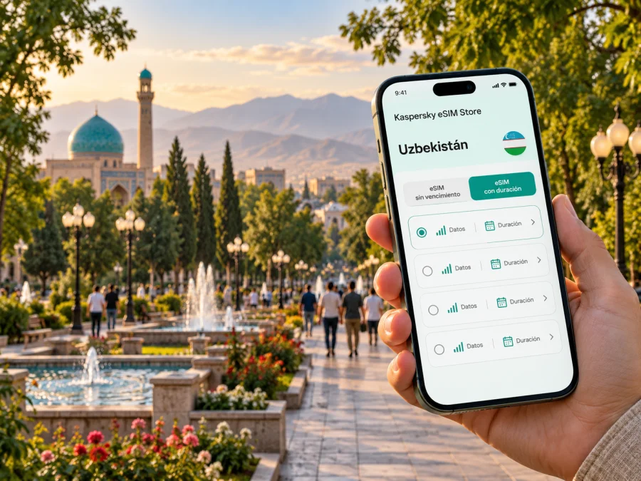 eSIM en Ferganá: internet móvil en Uzbekistán