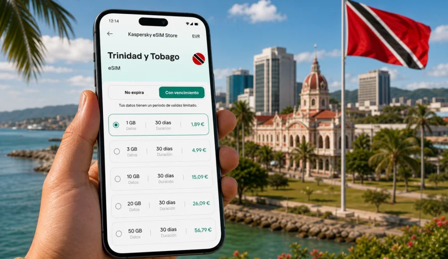 eSIM para Trinidad y Tobago: internet móvil