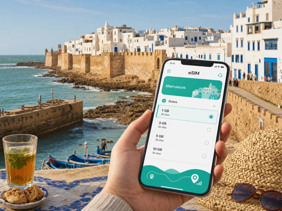 eSIM en Essaouira: internet móvil para viajar