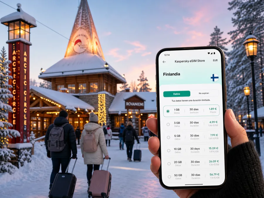 eSIM en Rovaniemi: internet móvil para viajar
