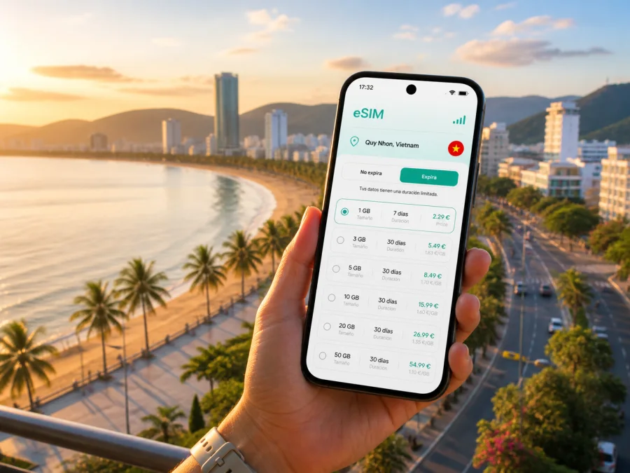 eSIM para Quy Nhon, Vietnam: guía de viaje
