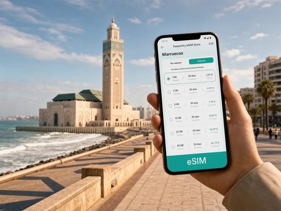 eSIM en Casablanca: internet móvil para viajar