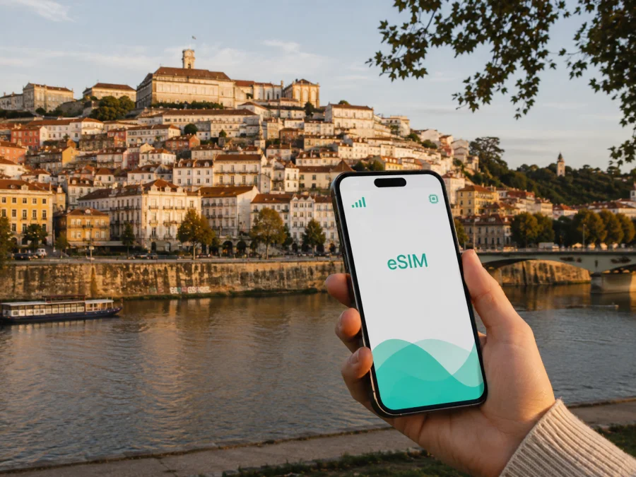 eSIM en Coímbra: internet móvil para viajar