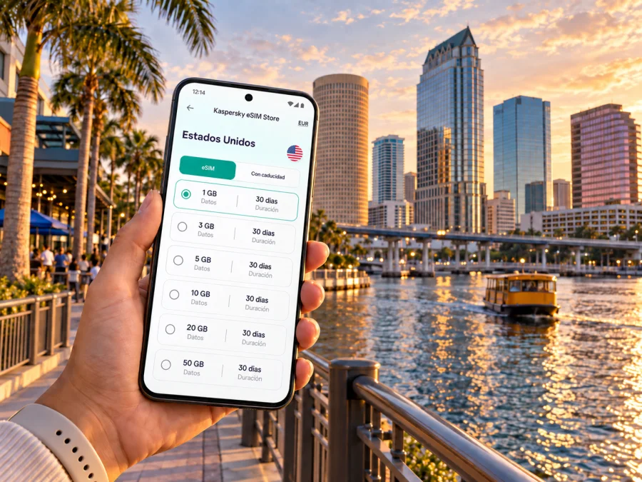 eSIM para Tampa: internet móvil en tu viaje