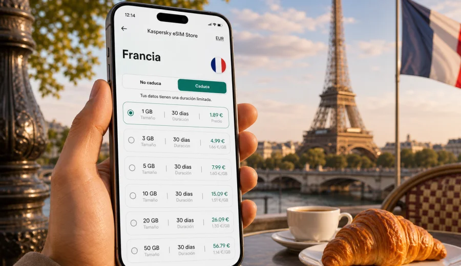 eSIM Francia: conexión móvil e internet