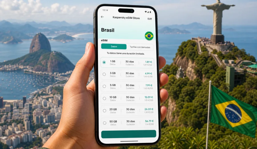 eSIM para Brasil: conexión móvil e internet