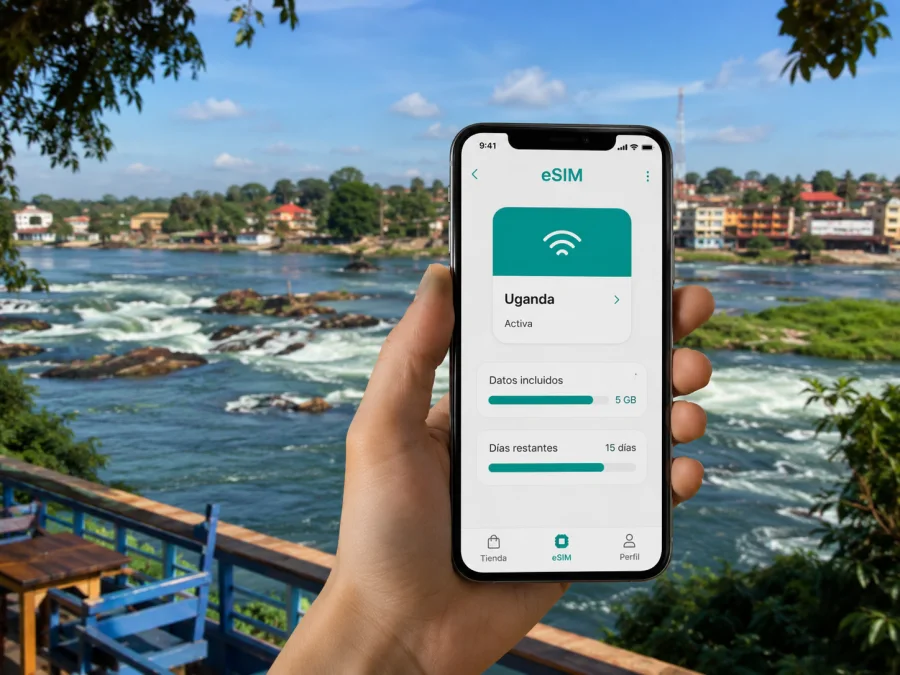 eSIM para viajar a Jinja, Uganda | Kaspersky