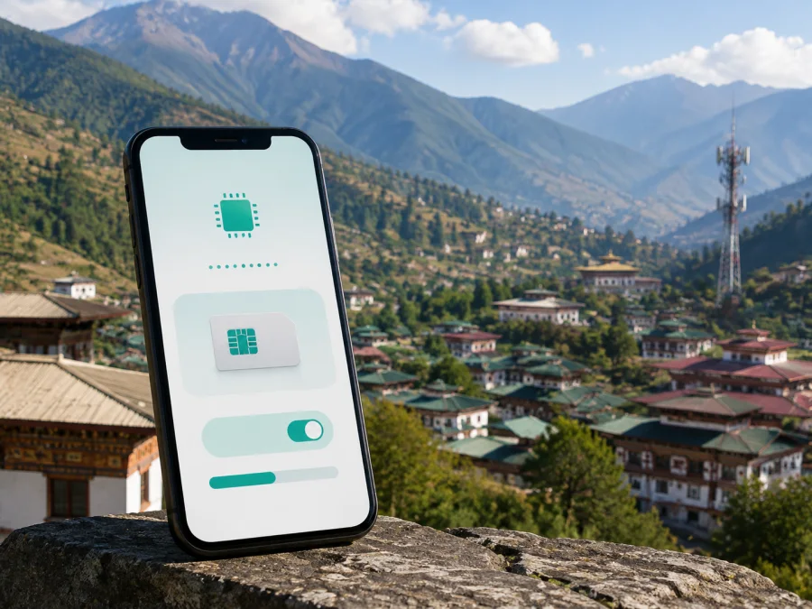 TashiCell eSIM en Bután: guía para viajeros