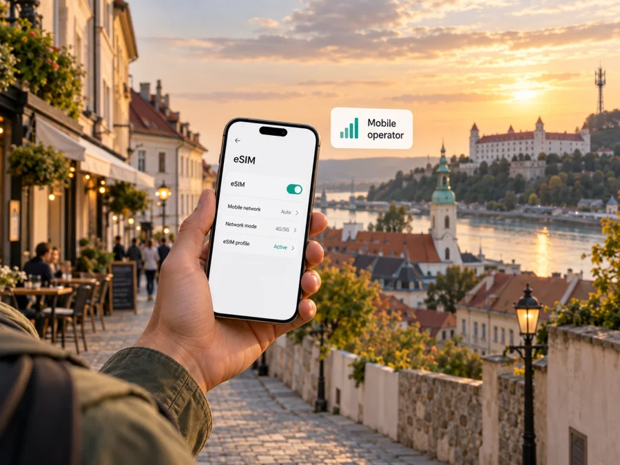 4ka eSIM en Eslovaquia: guía de conexión
