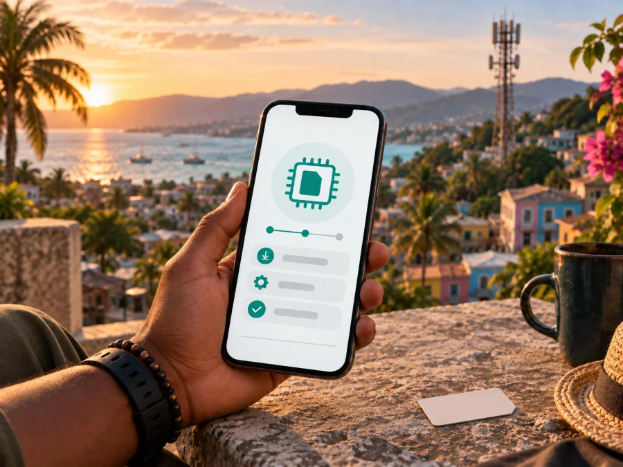 Digicel eSIM en Haití: conexión y activación