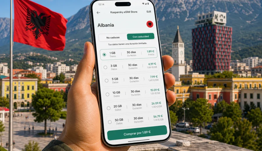 eSIM Albania: conexión móvil e internet