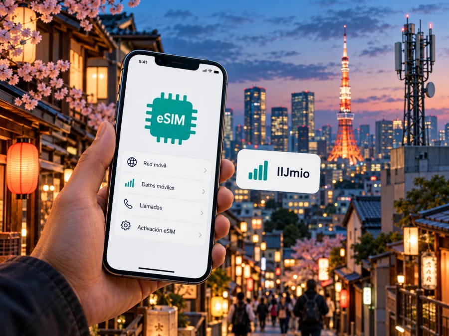 IIJmio eSIM en Japón: opciones para viajeros