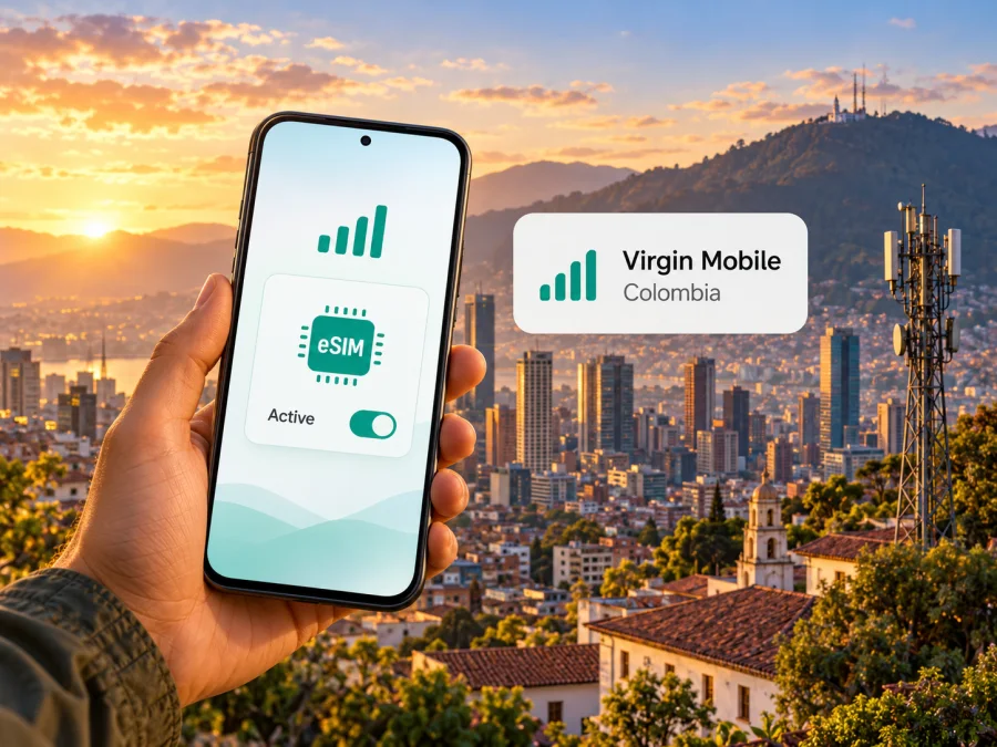 Virgin Mobile eSIM en Colombia: guía de activación