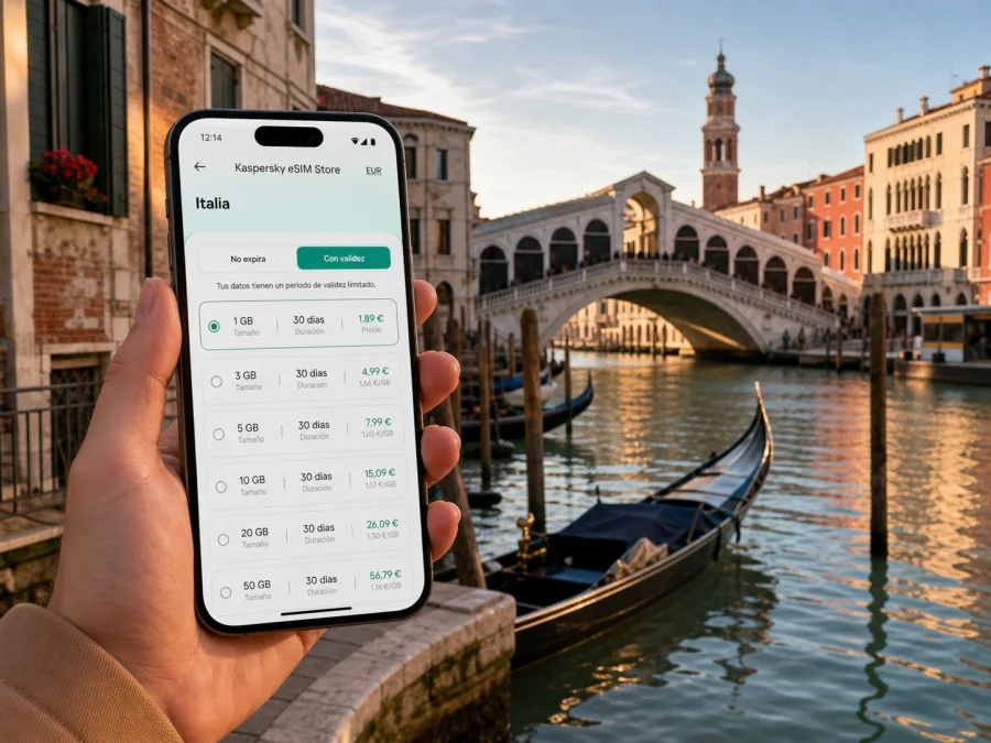 eSIM en Venecia: conexión móvil e internet